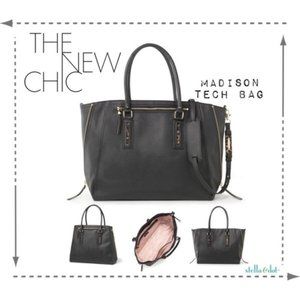 Stella & Dot Madison Tech Saffiano Tote Bag